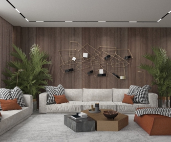 Modern A Living Room-ID:271754678