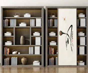 New Chinese Style Bookcase-ID:872665971