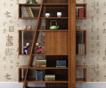 New Chinese Style Decorative Cabinet-ID:643381945