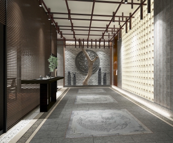 New Chinese Style Hotel Space-ID:947926372