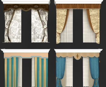 New Chinese Style The Curtain-ID:829219336