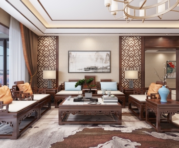 Chinese Style A Living Room-ID:565267676