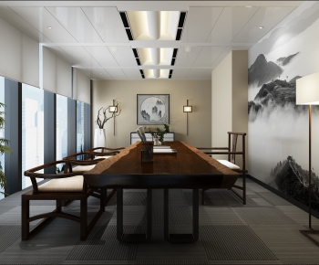 New Chinese Style Manager's Office-ID:829615146