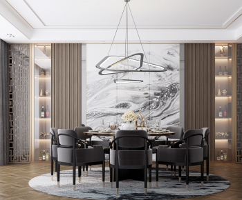 New Chinese Style Dining Room-ID:773019196