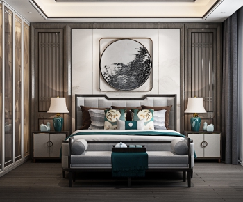 New Chinese Style Bedroom-ID:311708276