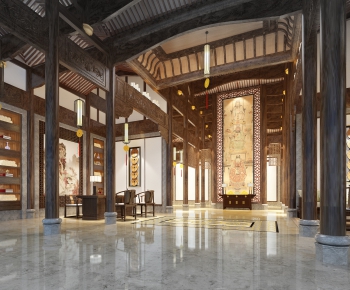 Chinese Style Lobby Hall-ID:369118755
