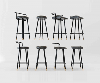 Industrial Style Bar Chair-ID:939070492