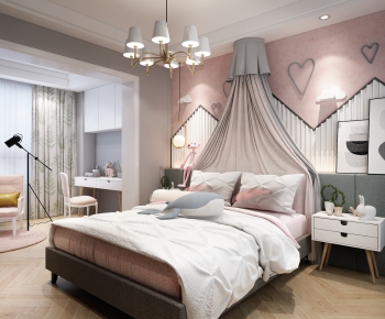 Nordic Style Girl's Room Daughter's Room-ID:703169626
