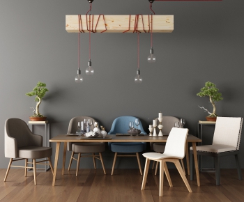 Nordic Style Dining Table And Chairs-ID:978034332