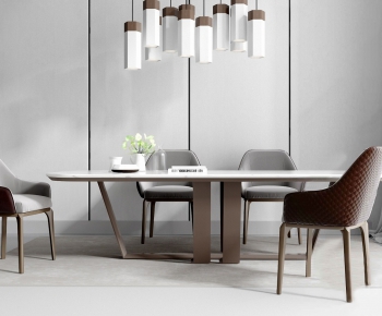 Modern Dining Table And Chairs-ID:493416159