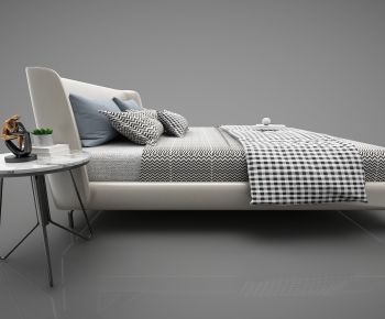 Modern Double Bed-ID:553571195