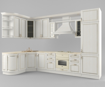 European Style Kitchen Cabinet-ID:292044481