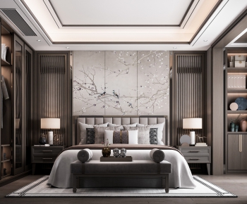 New Chinese Style Bedroom-ID:270264972