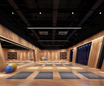 Modern Yoga Room-ID:735188767