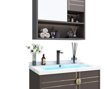 Modern Bathroom Cabinet-ID:563063448