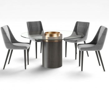 Modern Dining Table And Chairs-ID:427890322