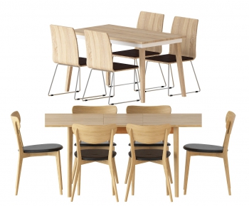 Nordic Style Dining Table And Chairs-ID:504255412