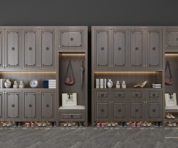 New Chinese Style Shoe Cabinet-ID:407234986