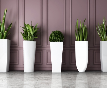 Modern Potted Green Plant-ID:543332829