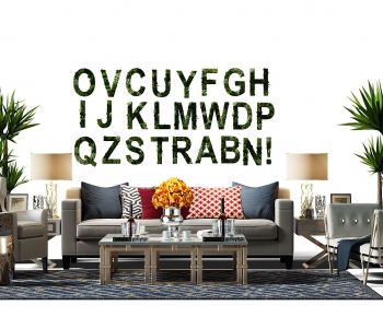 Simple European Style Sofa Combination-ID:723196616