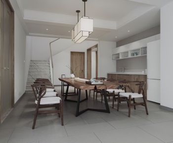 New Chinese Style Dining Room-ID:727315366