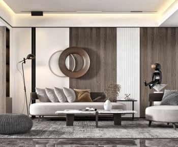 Modern A Living Room-ID:703498866