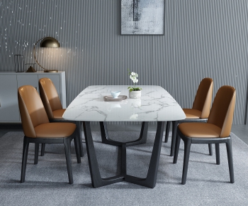 Modern Dining Table And Chairs-ID:976951934