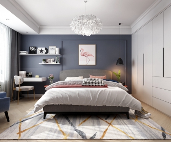 Nordic Style Bedroom-ID:264989343