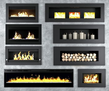 Modern Fireplace-ID:934495531