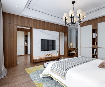 New Chinese Style Bedroom-ID:470886279