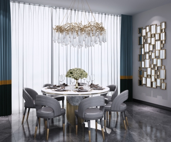 Modern Dining Table And Chairs-ID:280155444