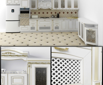 European Style Kitchen Cabinet-ID:360030593