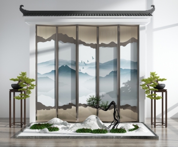 New Chinese Style Garden-ID:347492328