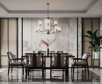 New Chinese Style Dining Room-ID:978756996