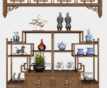 New Chinese Style Antique Rack-ID:439117799