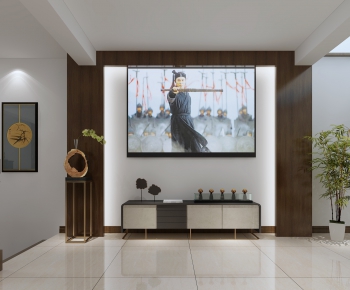 New Chinese Style Audiovisual Room-ID:278212849
