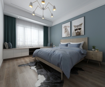 Nordic Style Bedroom-ID:557685336