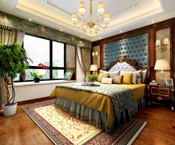 American Style Bedroom-ID:326257288