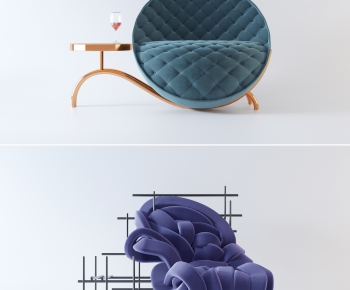 Modern Single Sofa-ID:577929785