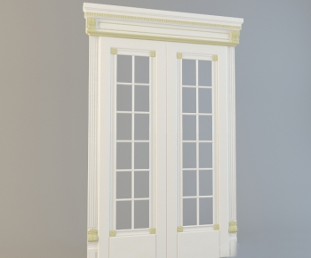 European Style Solid Wood Door-ID:691529622