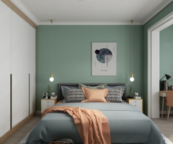 Nordic Style Bedroom-ID:739293822