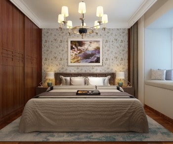 New Chinese Style Bedroom-ID:530833814
