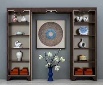 New Chinese Style Decorative Cabinet-ID:849327797