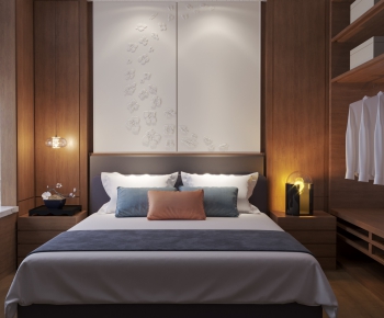 New Chinese Style Bedroom-ID:212388213