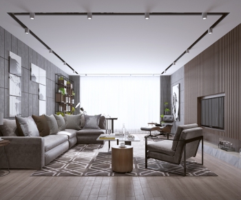 Modern A Living Room-ID:358925879