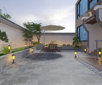 New Chinese Style Courtyard/landscape-ID:763368521