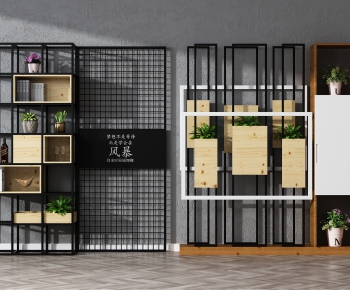 Industrial Style Partition-ID:804820783