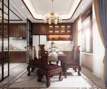 Chinese Style Dining Room-ID:151949551