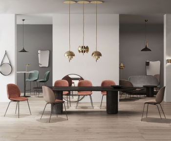 Modern Dining Table And Chairs-ID:110341878