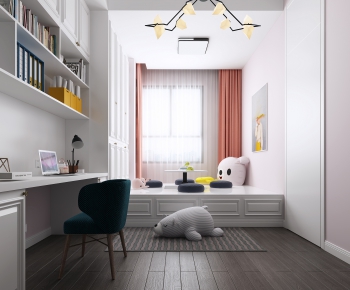 Simple European Style Study Space-ID:961252773
